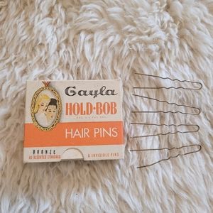 Vintage 1950's Hair pins in original box